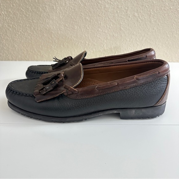 Allen Edmonds Men's Nashua Tassel Loafers in Black Brown Colors Narrow Fit sz 11 - Picture 8 of 15